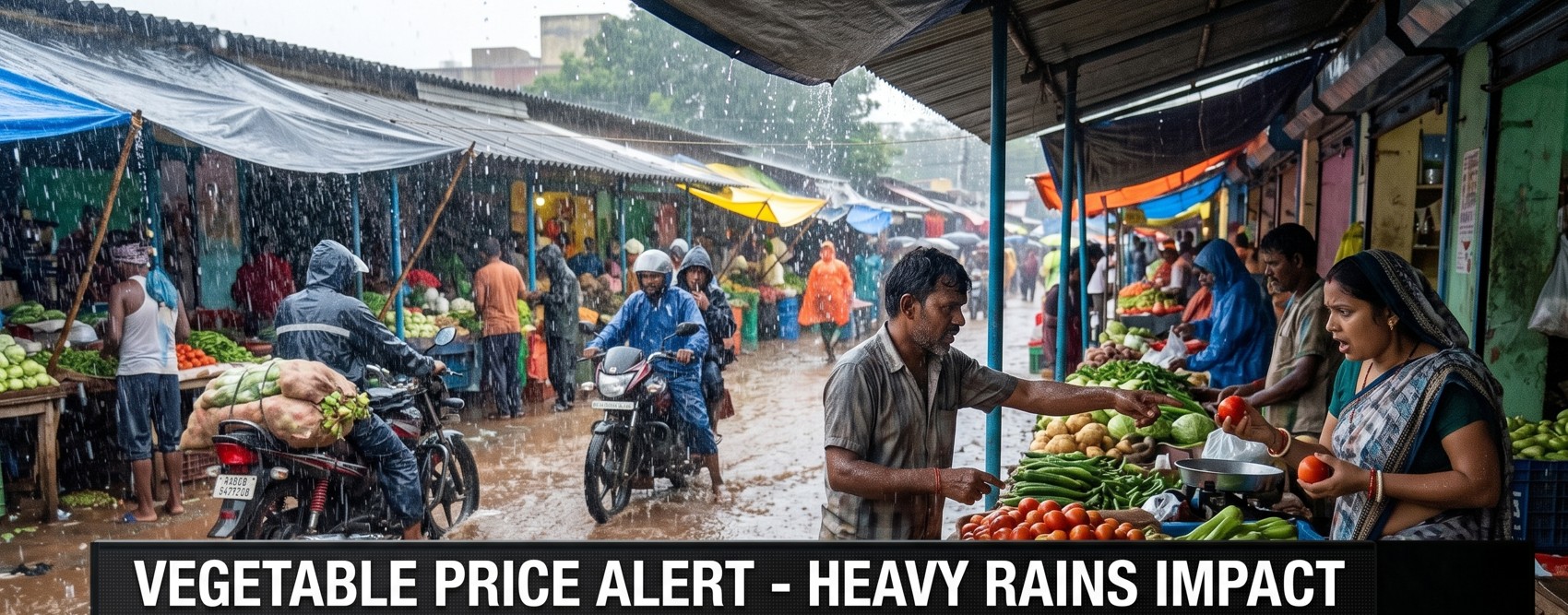 Heavy Rains Trigger Sharp Rise in Vegetable Prices Across Bhubaneswar